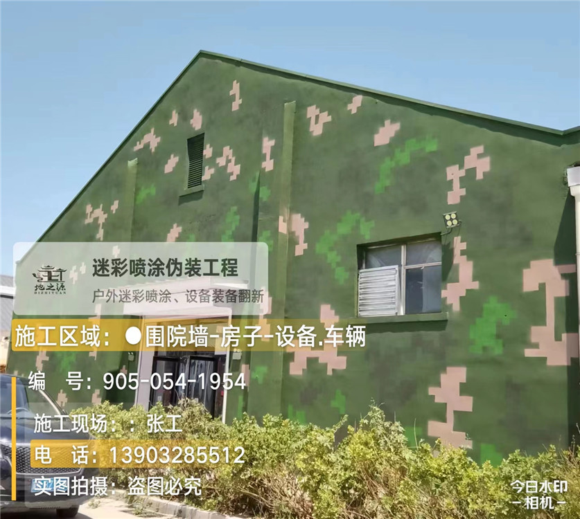 安顺外墙数码迷彩漆施工报价清单（100㎡标准墙面测算）